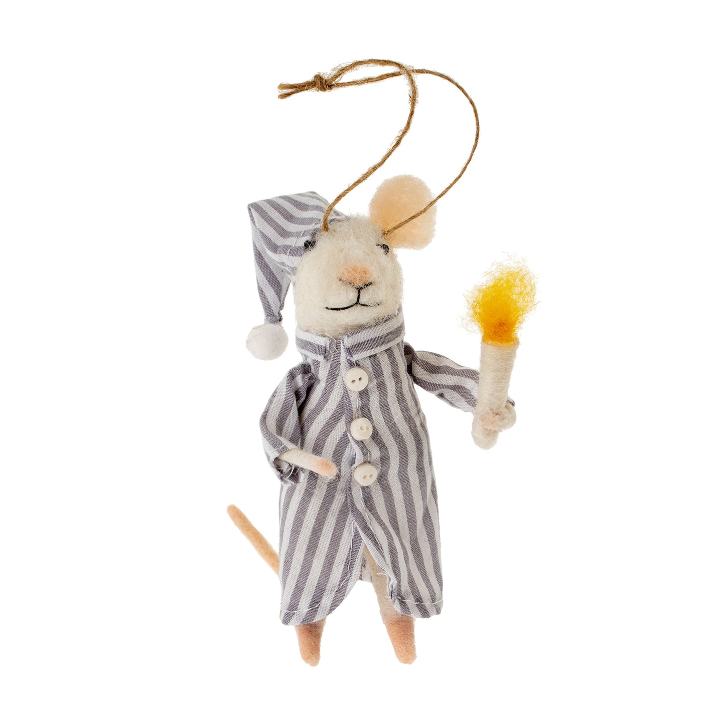 Felt Mouse Ornament - Wee Willie Winky Mouse