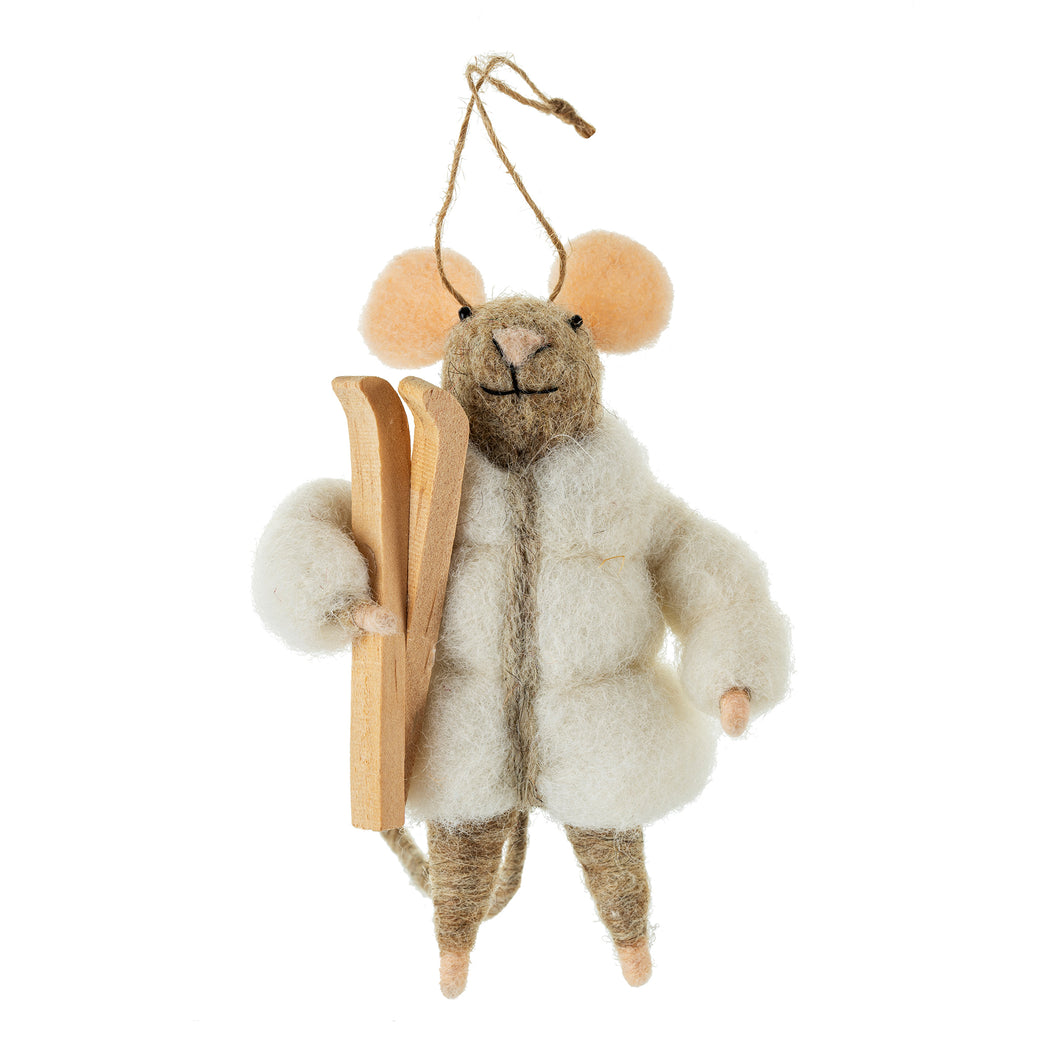 Felt Mouse Ornament - Montcler Mouse