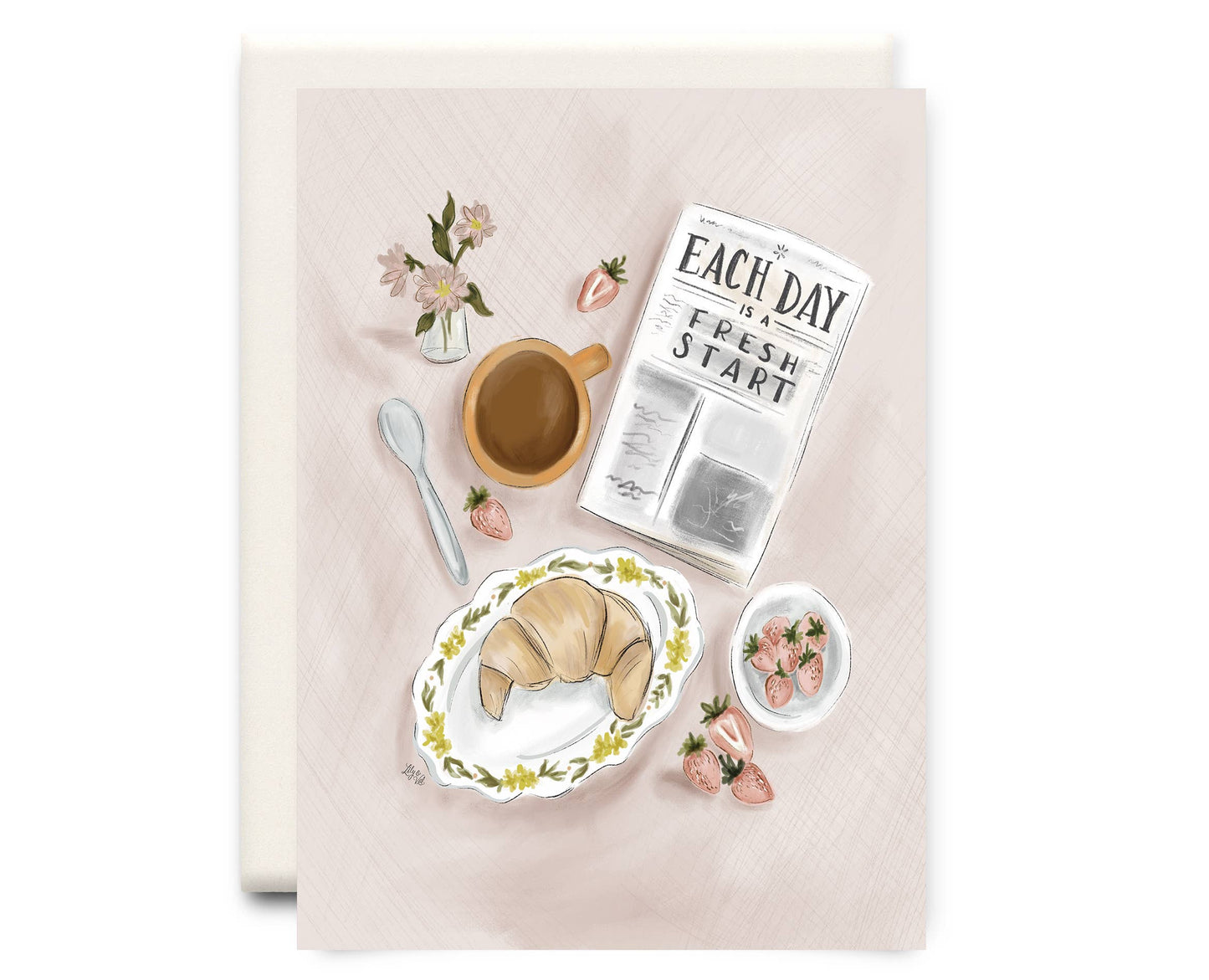 Each Day is a Fresh Start | Friendship Greeting Card