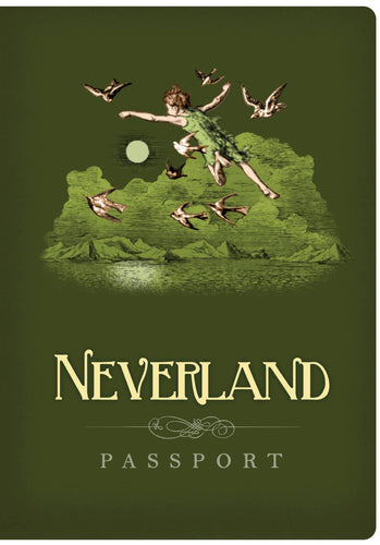 Neverland Passport Notebook - Front & Company: Gift Store