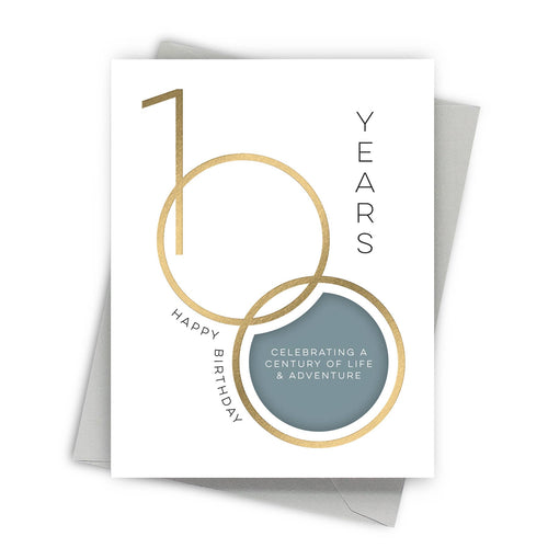 Century Celebration – 100 Year Birthday Card - Front & Company: Gift Store