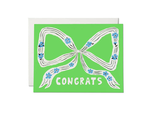 Perfect Bow Congrats greeting card - Front & Company: Gift Store