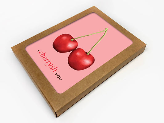 I Cherrysh You Pun Love Card