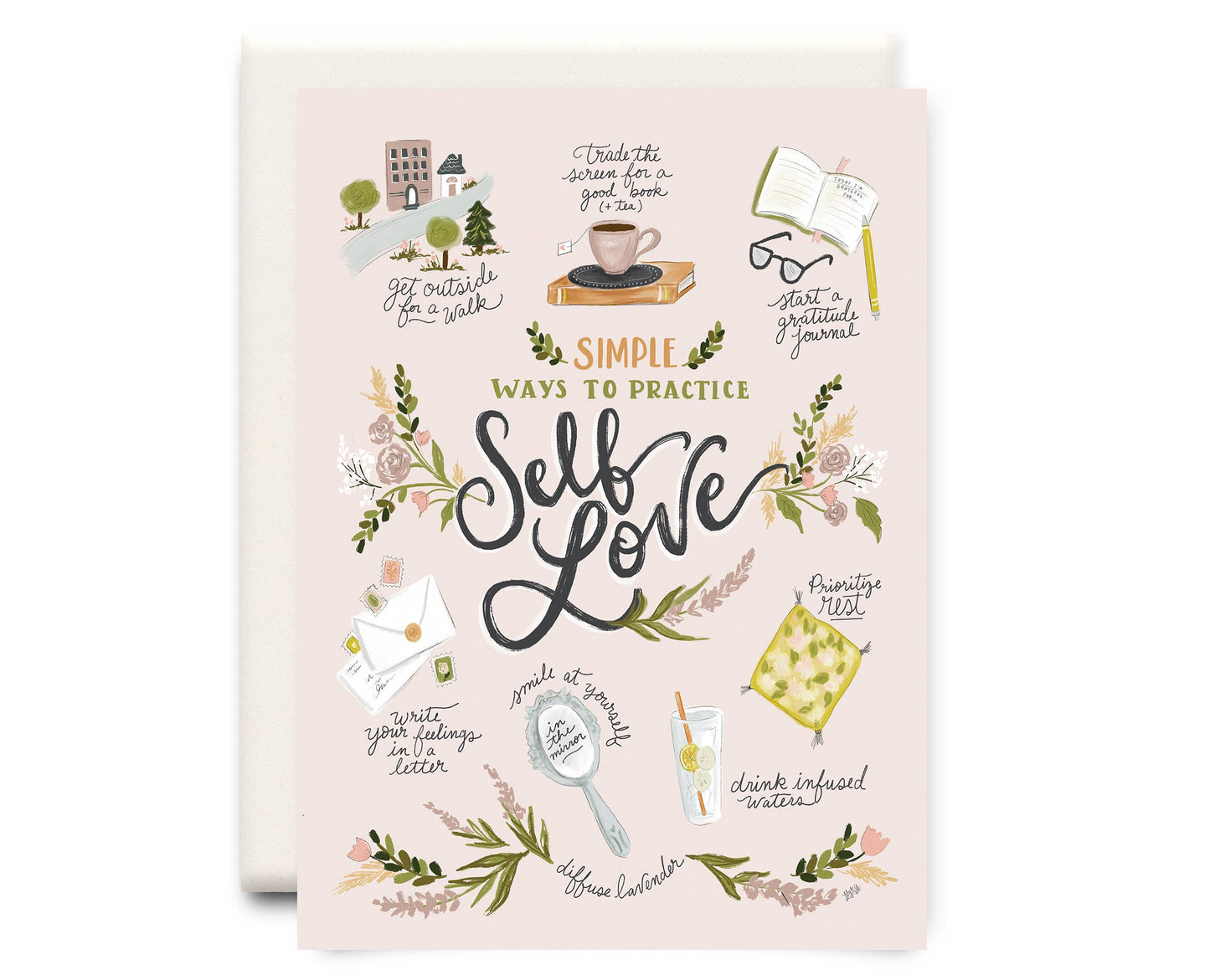 Practice Self Love | Friendship Greeting Card