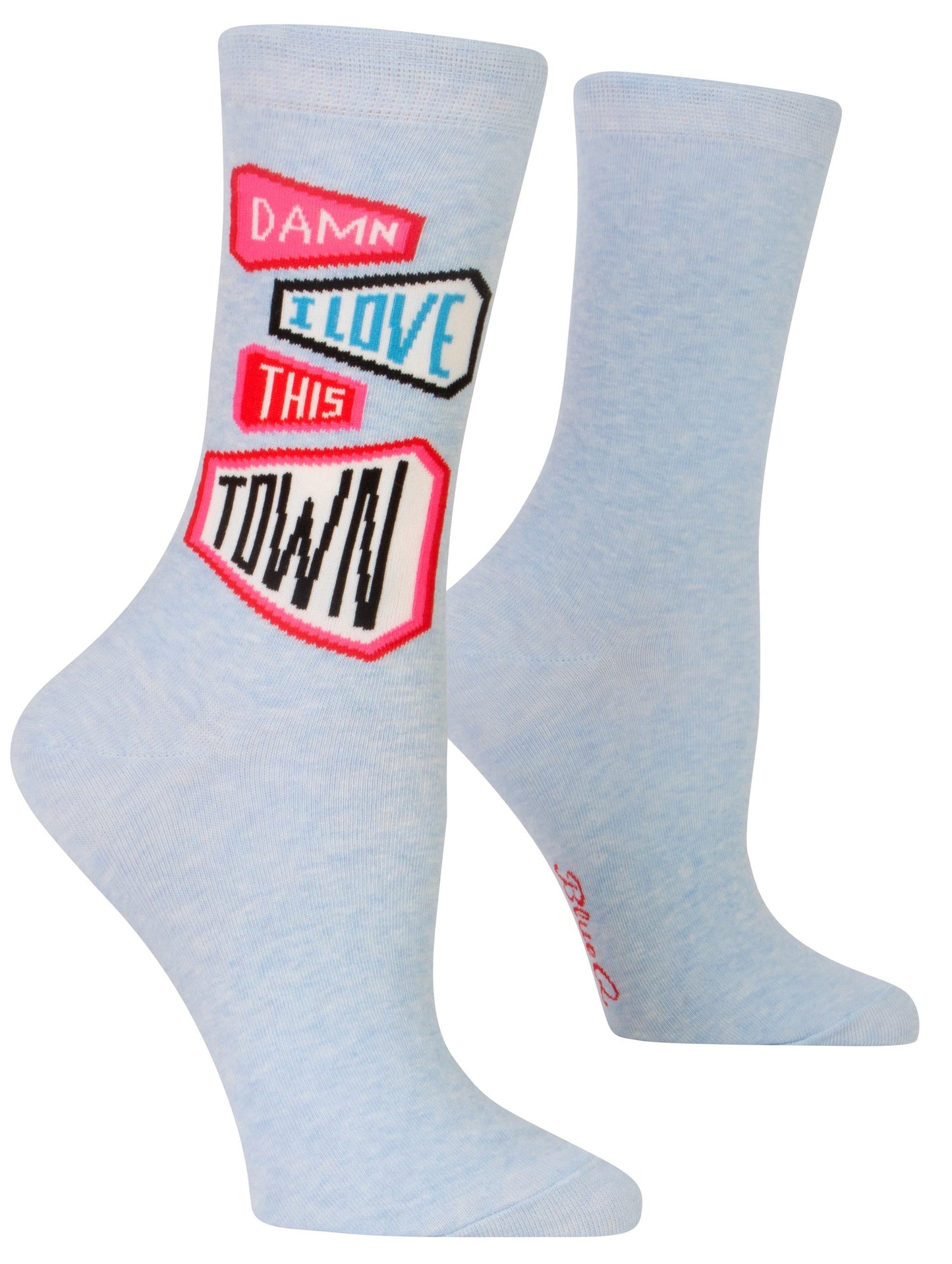 Love This Town Crew Socks
