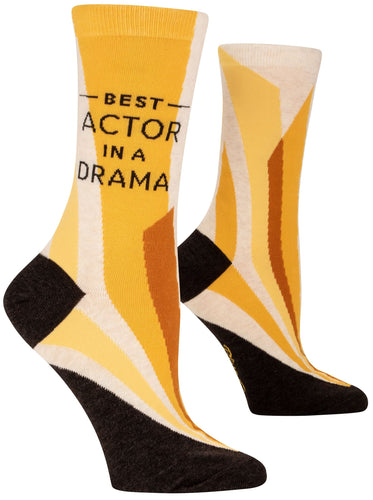 Best Actor In Drama Crew Sock - Front & Company: Gift Store