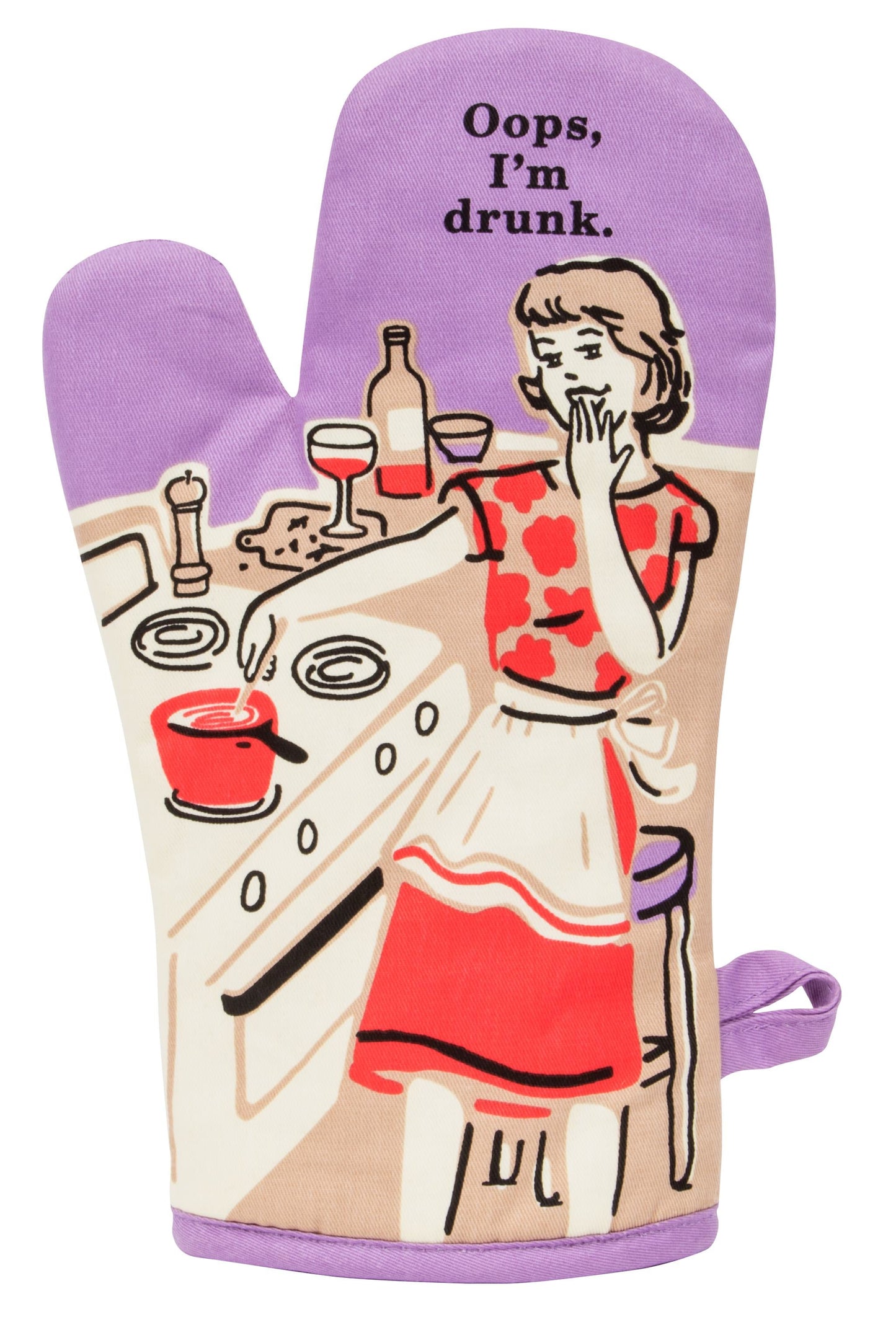 Oops, I'M Drunk Oven Mitt
