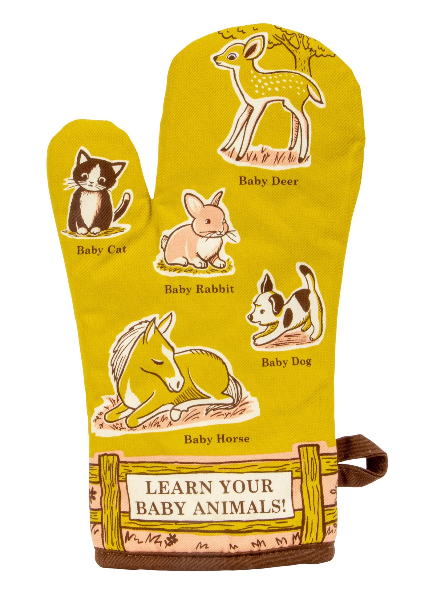Baby Animals Oven Mitt