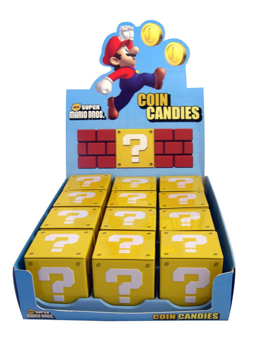 Super Mario Question Mark Coin Candies Tin