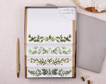 Load image into Gallery viewer, Letter Writing Paper | A5 Lined Botanical Writing Paper Gift
