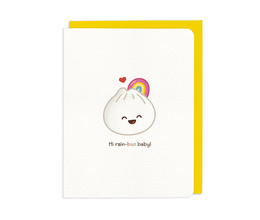 Hi Rain-bao Baby! – Bao card