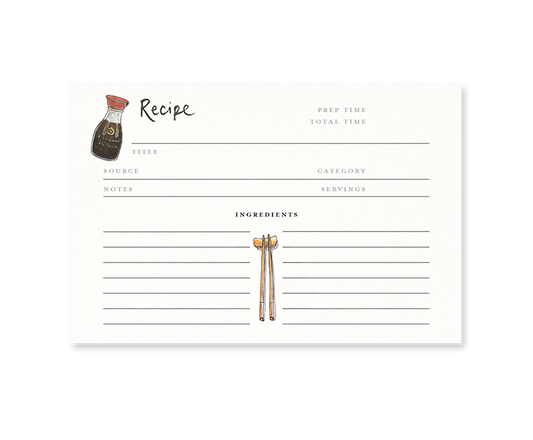 Asian Seasonings - Recipe Card Pack