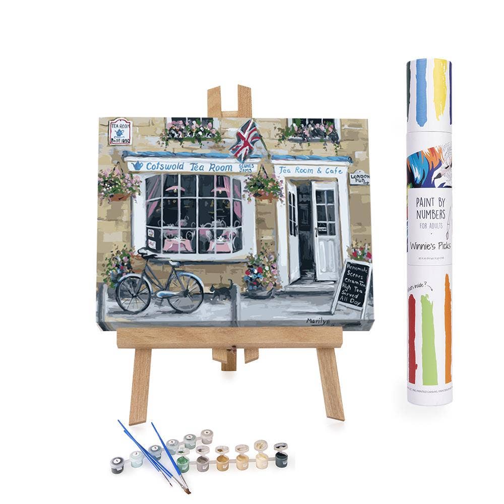 Cotswold Tea Room - DIY Paint by Numbers Kit