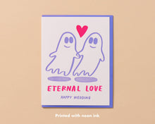 Load image into Gallery viewer, Eternal Love Letterpress Wedding Card
