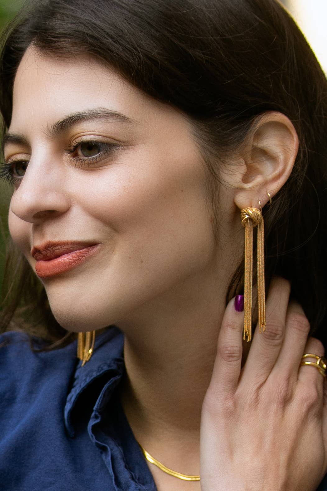 Knot to Be Earrings - 18k Gold Plated