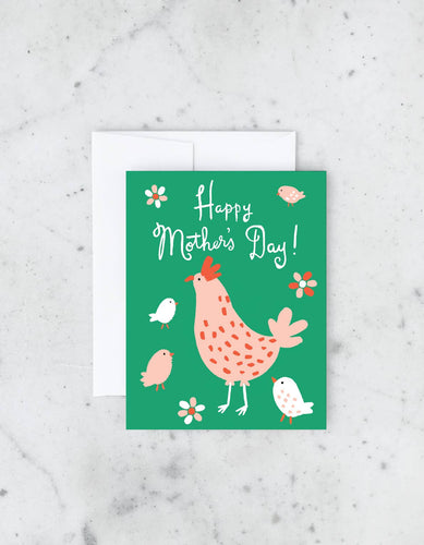 Chicken Mother's Day Card - Front & Company: Gift Store