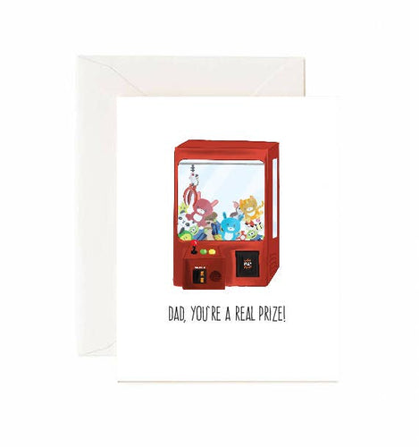 Dad, You're A Real Prize - Greeting Card - Front & Company: Gift Store