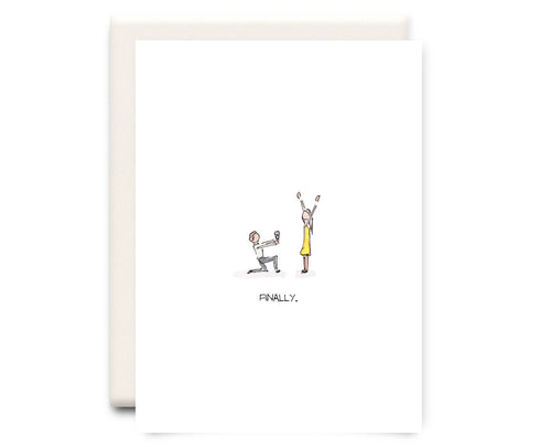 Finally - Everyday Greeting Card - Front & Company: Gift Store
