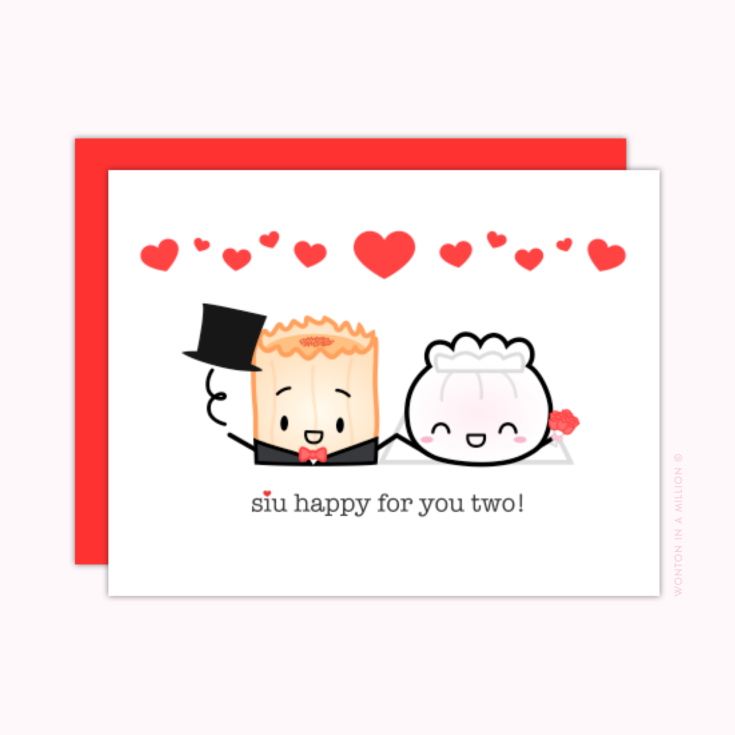 Wedding Card - "Siu Happy For You Two!"