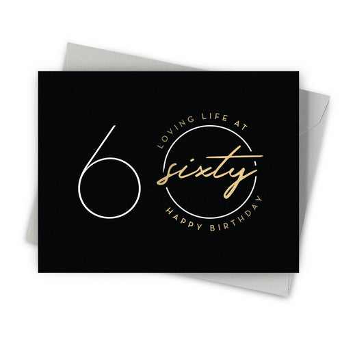 Loving Sixty – Age Specific Birthday Greeting Cards - Front & Company: Gift Store