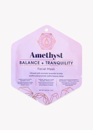 Tranquil Amethyst Inspired Facial Mask - Front & Company: Gift Store