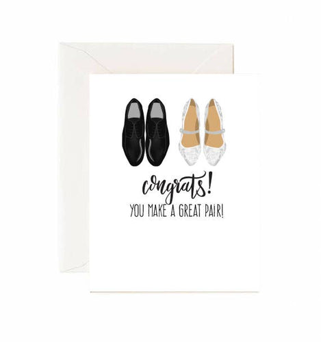 Congrats You Make A Great Pair - Greeting Card - Front & Company: Gift Store