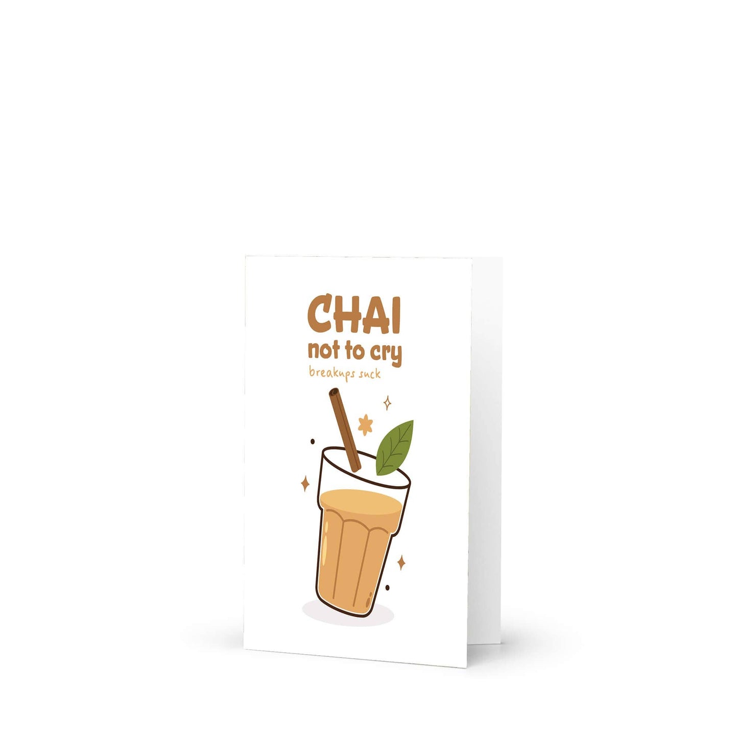 Chai Funny Divorce Cards | Indian Tea Cry Break Up Friends Greetings