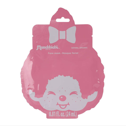 Monchhichi Sheet Face Mask - Pink