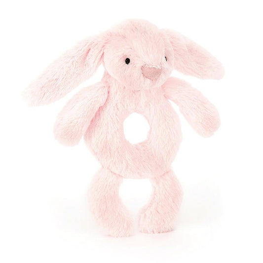 Jellycat Bashful Blush Bunny Ring Rattle  - Discontinued in 2024