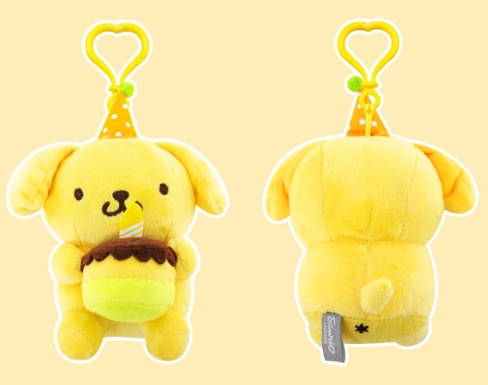 Limited ! Sanrio Party Celebrate Plush Keychain - 13cm