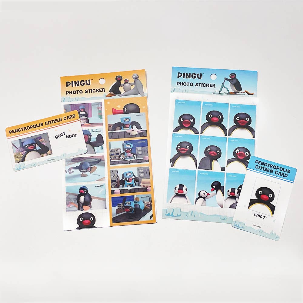 Pingu Photo Sticker Sheet - Mini Photo Deco Multi Sticker