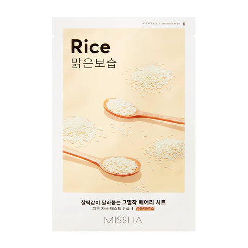 MISSHA Airy Fit Sheet Mask Rice - Front & Company: Gift Store