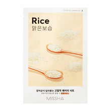 Load image into Gallery viewer, MISSHA Airy Fit Sheet Mask Rice
