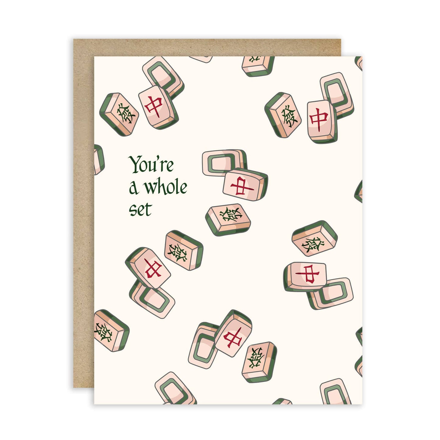 You're a Whole Set | Unique Mahjong Game Asian Card Gift