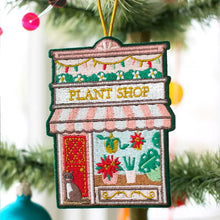 Load image into Gallery viewer, Embroidered Ornament Plant Shop Ornament

