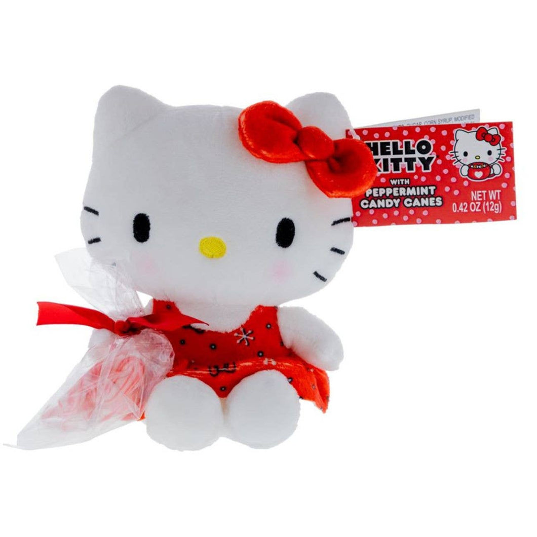 Hello Kitty Plush with Mini Candy Canes