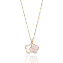 Load image into Gallery viewer, CZ Mother of Pearl Clover Necklace
