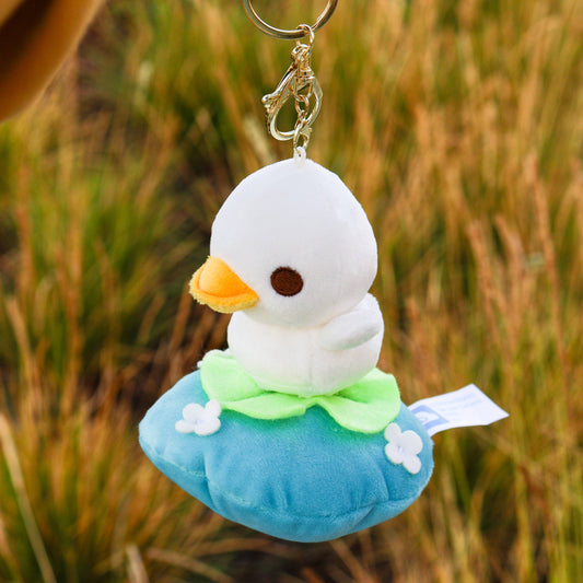 A Lost Duckling Keychain Plushie