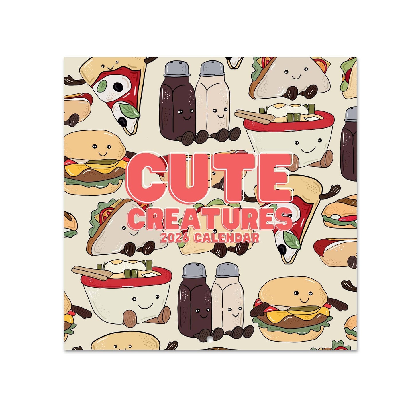 Cute Creatures 2026 Wall Calendar