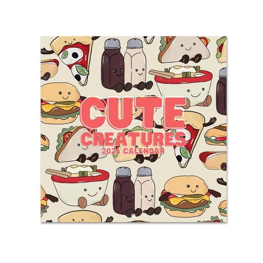 Cute Creatures 2026 Wall Calendar