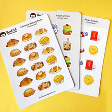 Load image into Gallery viewer, Asian Drinks sticker sheet
