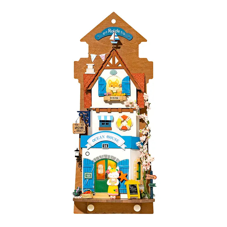 Diy Miniature Wall Hanging Kit: Island Dream Villa