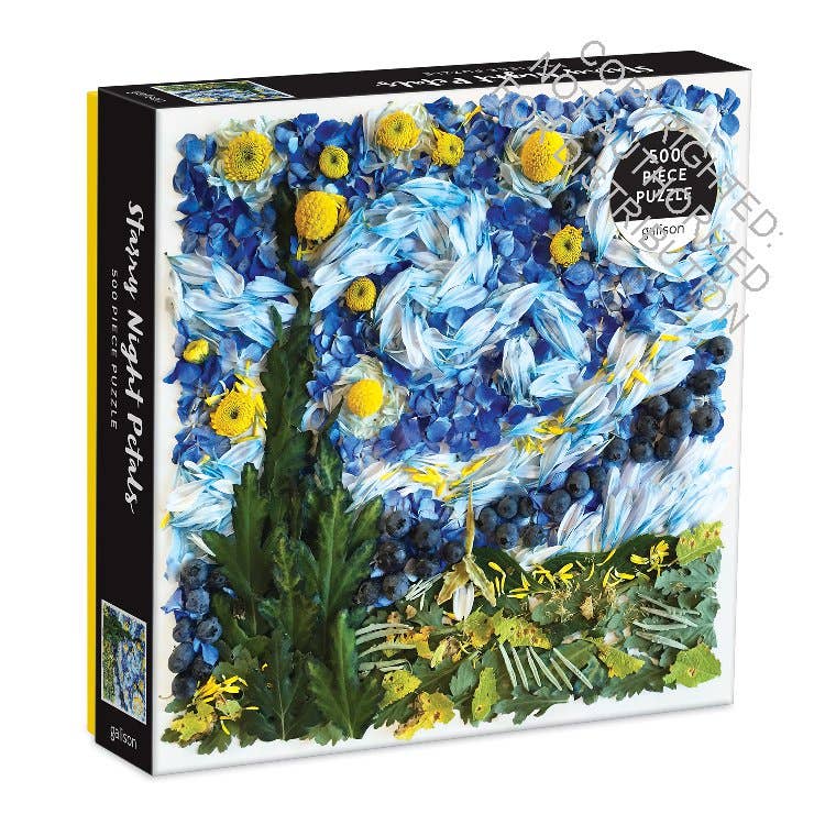 Starry Night Petals 500 Piece Puzzle