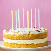 Load image into Gallery viewer, Pastel Happy Birthday Printed Cake Candles | 24 Pack |
