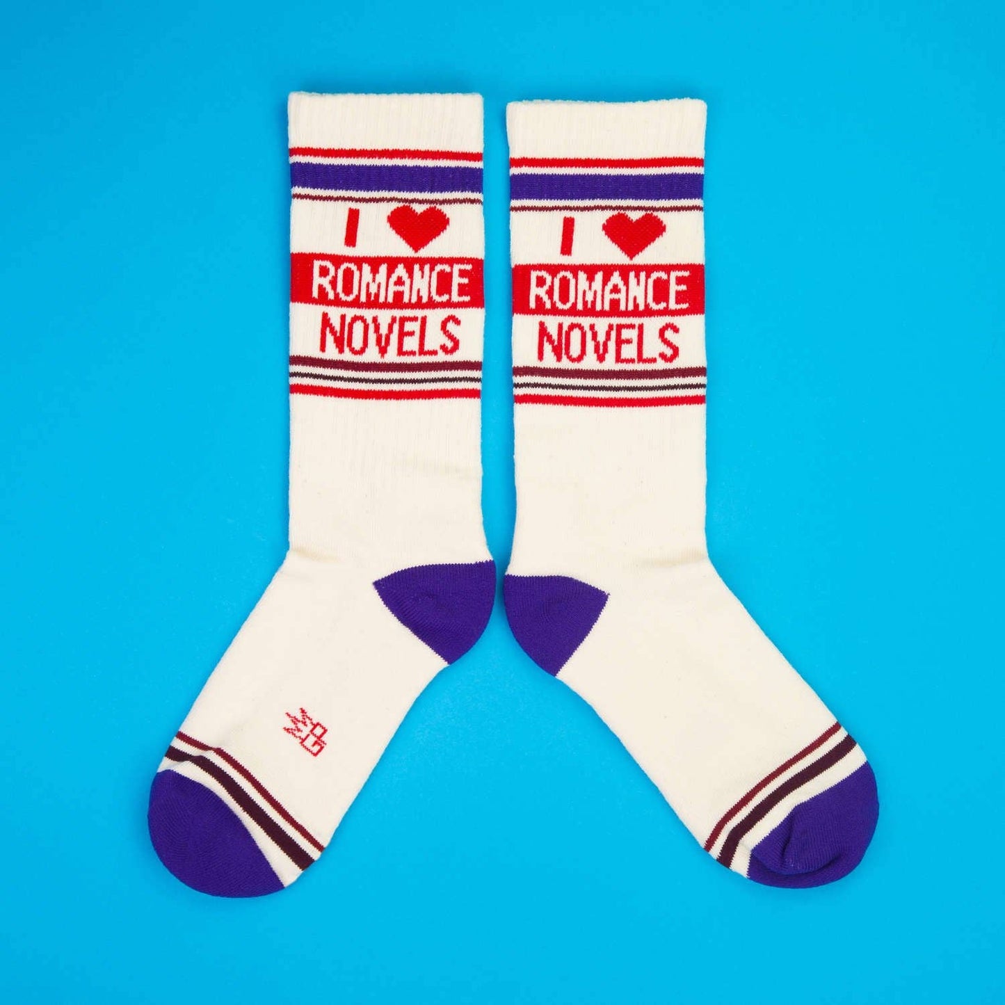 Romance Novels Gym Crew Socks