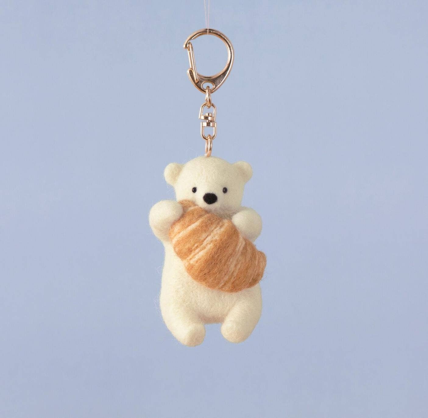 DIY Needle Felting Kit: Otter & Polar Bear Keychain Mascot