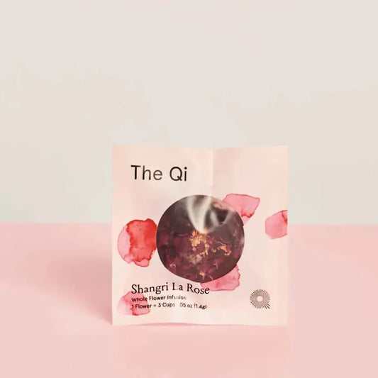 The Qi Indiv Shangri La Rose Individually Wrapped Flower Teas