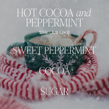 Load image into Gallery viewer, Hot Cocoa and Peppermint 9 oz Soy Candle - Home Decor, Gifts
