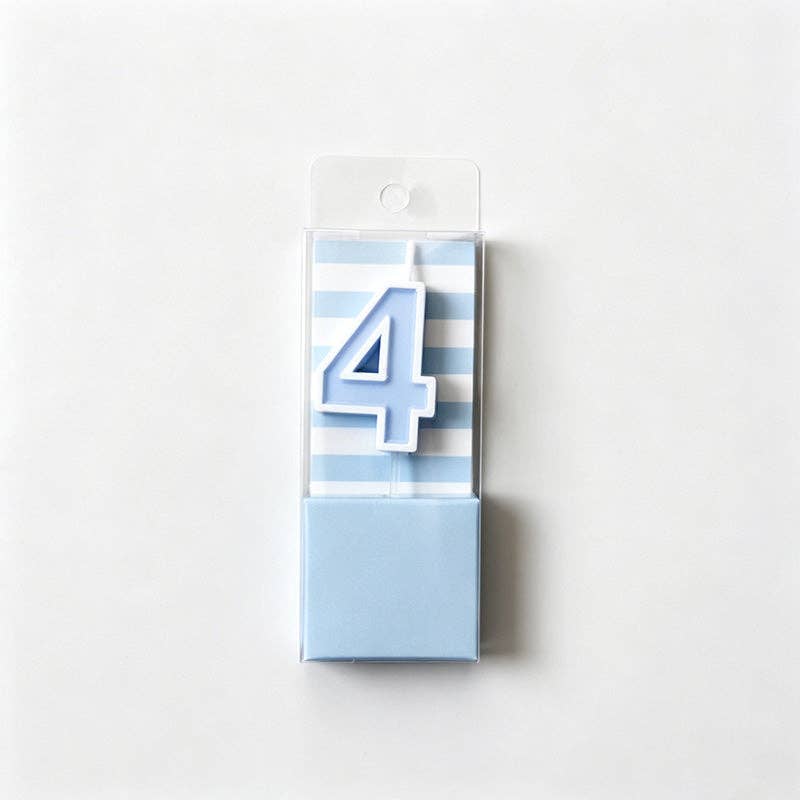Digits 0-9 Pastel Number Birthday Candles