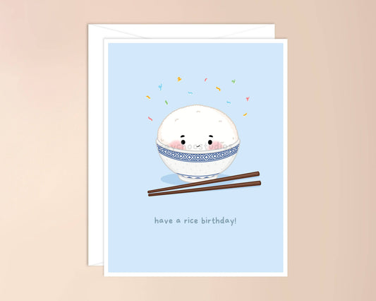 Have a Rice Birthday Card